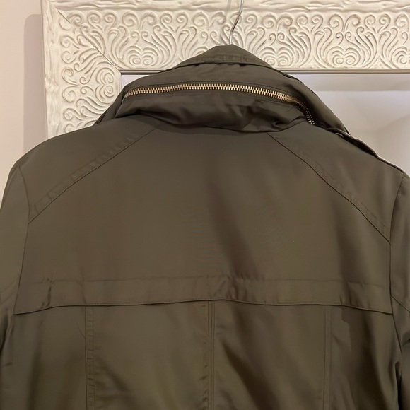 Michael Michael Kors Olive Green Rain Jacket - Picture 6 of 11